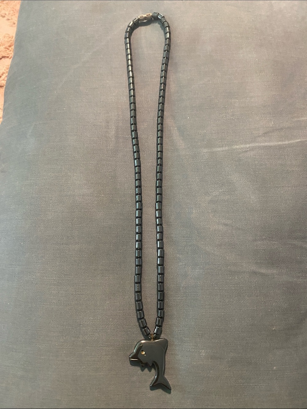 Black Shark Pendant Necklace - Unbranded